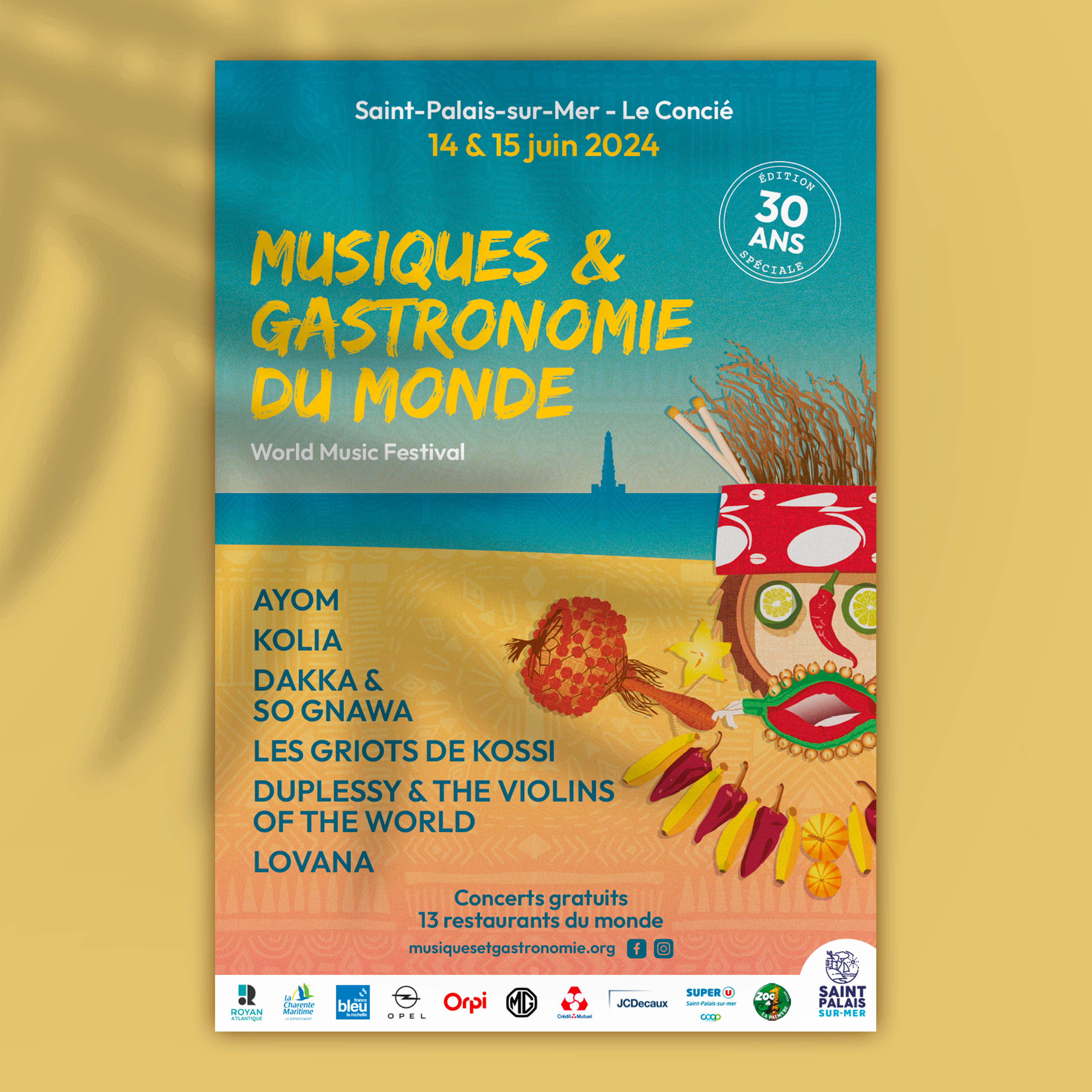 Musique Gastronomie du Monde